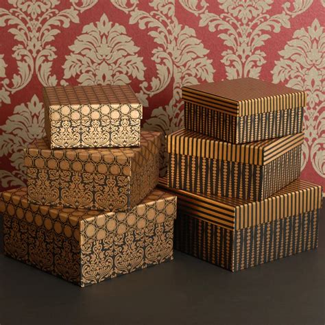 Gold Metallic Gift Boxes 